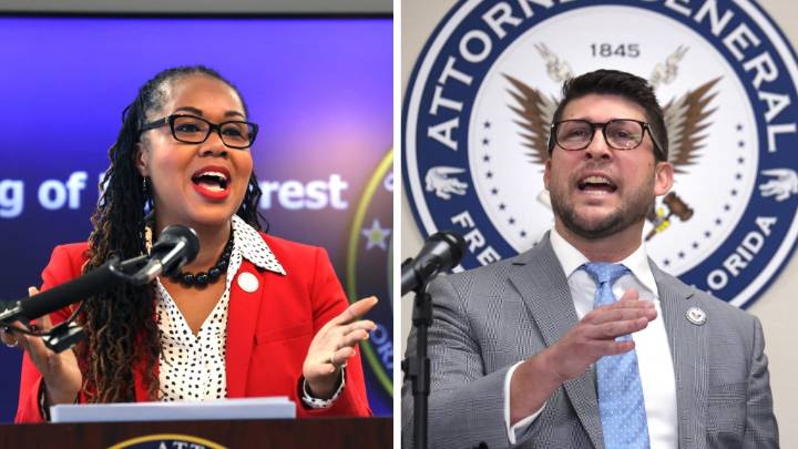 Worrell calls on Uthmeier to abandon campaign against her