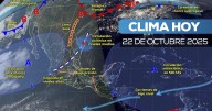 Así estará el clima este 22 de octubre: lluvias, frío y fuertes rachas de viento en varios estados
