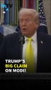U.S. President Donald Trump Claims PM Modi Assured Him India Will Not Buy Oil From Russia