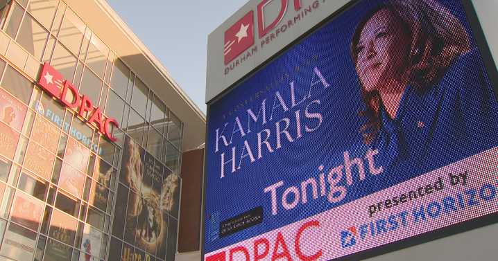 Former Vice President Kamala Harris addresses DPAC amidst government shutdown and national protests :: WRAL.com