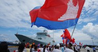 Chinese navy ships make a friendship visit to Cambodia as concerns over military links linger