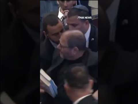 SEE IT: Knesset members EXPELLED during Trump address #shorts #trump #world #israel #hamas #news