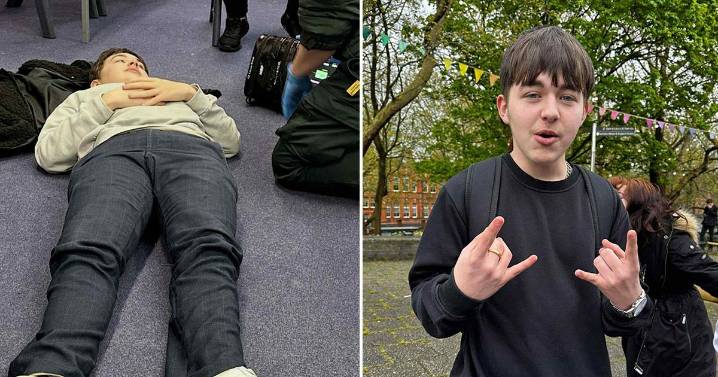 'My son took a puff on a vape, next minute he was stiff and blue on the school floor'