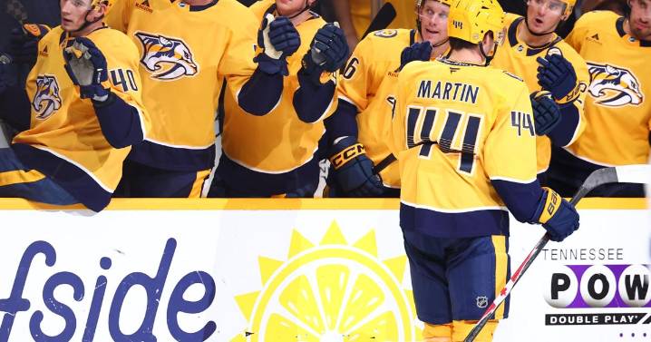 Predators' Brady Martin, 18, is a winner in first NHL game