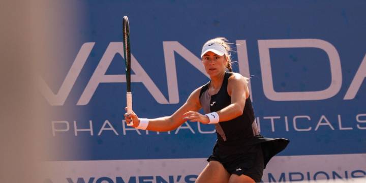 Solana Sierra se clasificó a la final del WTA 125 de Mallorca y buscará su cuarto título del año