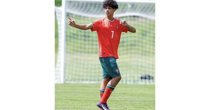 Cristiano Ronaldo Júnior marca su inicio en la sub-16 con Portugal: triunfo 2