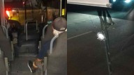 Unidad de Qrobús Fue Atacada con Arma de Balines en Querétaro: Así Quedó la Unidad