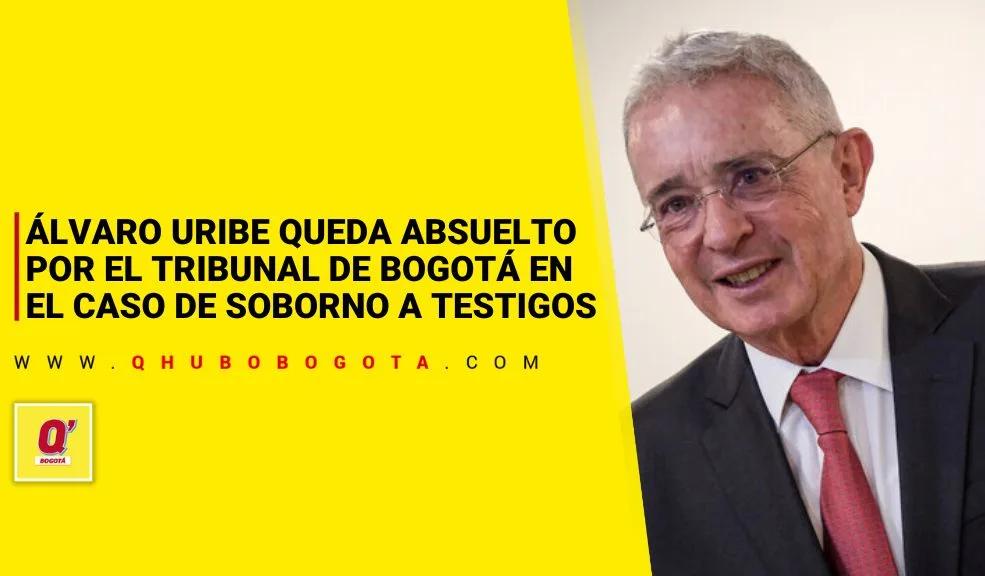 Álvaro Uribe queda absuelto por el Tribunal de Bogotá en el caso de soborno a testigos