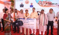 Senior Citizen Pilgrimage Train Flagged Off from Sambalpur to Ayodhya