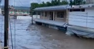 VIDEO: Se desborda el Río Cazones en Poza Rica; no hay luz y familias quedan atrapadas
