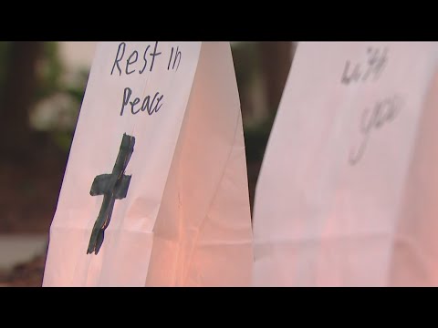 Vigil held for children hit in deadly car crash near Lake Murray