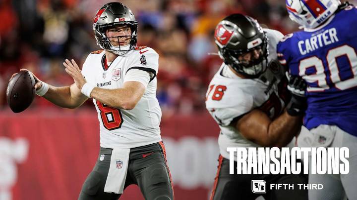 Bucs Elevate Connor Bazelak, Mohamed Kamara for Saints Game