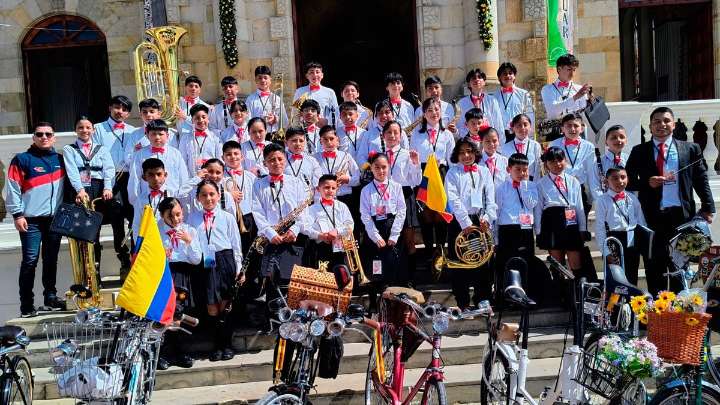 Banda Sinfónica Infantil Bertha Beatriz Bravo ganó Concurso Nacional en Paipa