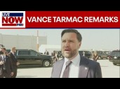 VP Vance speaks to reporters about Israel trip