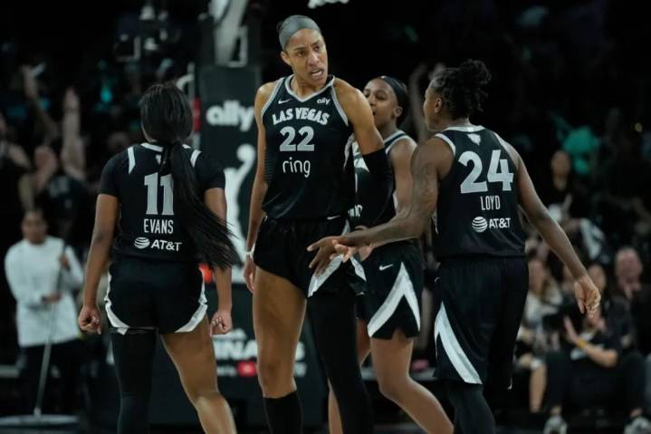 A'ja Wilson leads way as Aces narrowly capture Game 1 WNBA Finals win over Mercury