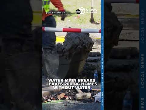 Water main break leaves hundreds without water