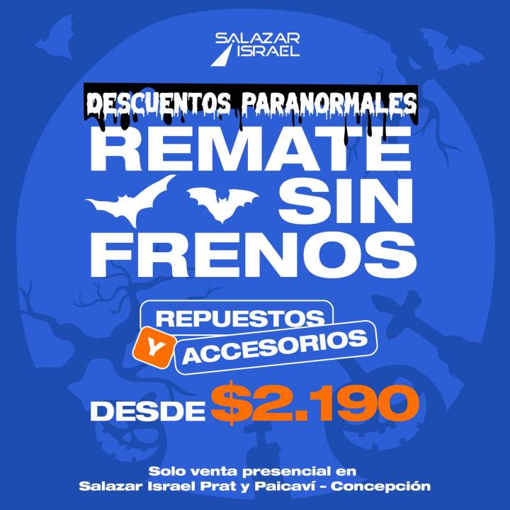 Descuentos de miedo en el nuevo “Remate sin Frenos” de Salazar Israel en Concepción.