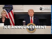 WATCH LIVE: Trump makes an announcement regarding ICE and crime at the White House