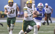 Bison, Indiana State stuck in weather delay in Terre Haute