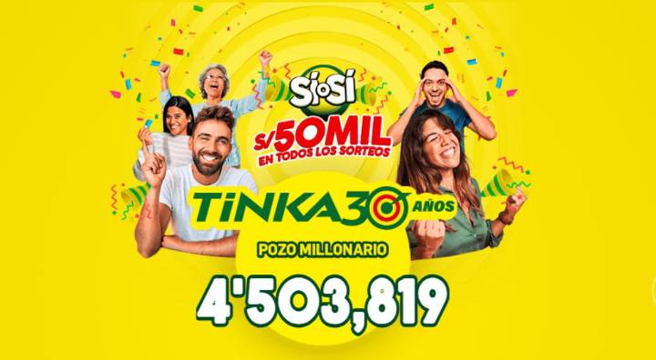Resultados de la Tinka del domingo 12 de octubre: Los números ganadores y premios