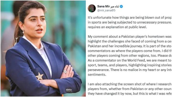 Sana Mir Clarification Azad Kashmir Uproar controverscial Says 'It Is Part Of The Story Telling...'