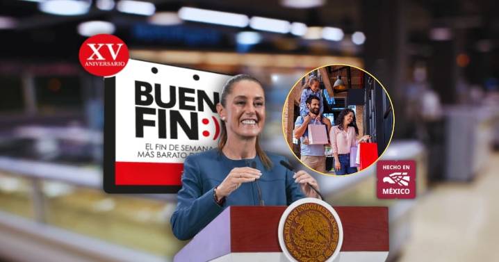 Claudia Sheinbaum y empresas privadas cambian la fecha de El Buen Fin para que coincida con el megapuente de noviembre