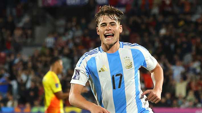 Argentina quiere ser campeón en Chile: Derrotó a Colombia en un partidazo e irá por el título del Mundial Sub 20... Revisa el gol