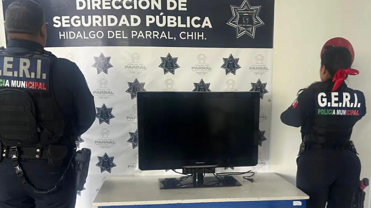 Recuperan pantalla robada en la colonia Héroes de la Revolución
