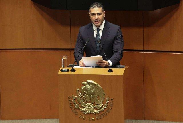 Harfuch defiende en el Senado la estrategia de seguridad y afirma que va por buen camino