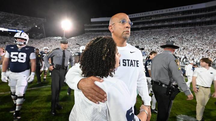 Penn State fires coach James Franklin amid midseason free fall in a lost season