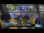 Struggles to find employment in Charlotte
