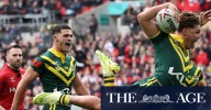Reece Walsh lights up London to lead Kangaroos to victory