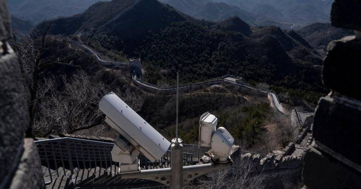 From beaches to ski slopes, photos show how cameras keep watch all over China