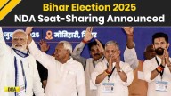 Bihar Election 2025: NDA Announces Seat Sharing In Bihar, JDU