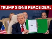 FULL: Trump signs peace deal
