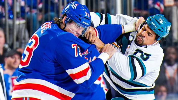 Rempe, Reaves drop gloves, trade haymakers in Rangers
