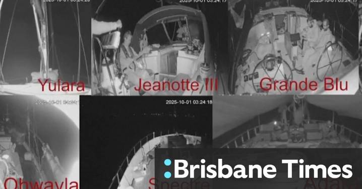 Australian activists aboard aid flotilla bracing for interception by Israel