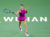 Sabalenka battles to keep Wuhan record alive, Pegula survives marathon