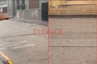 Tormenta de gran intensidad sorprendió a Victoria: video de la caída del granizo