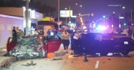 South Gate police investigate possible DUI crash that left multiple cars damaged
