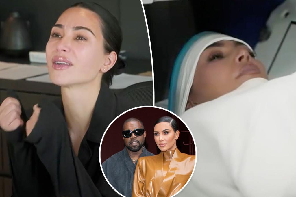 Kim Kardashian blames Kanye West for brain aneurysm diagnosis
