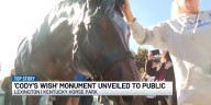 Monument dedicated to Ky. teen’s bond with racehorse unveiled