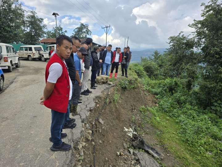 DC Kohima inspects NH-29 Jotsoma bypass road