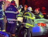 Springfield crash into building displaces 6
