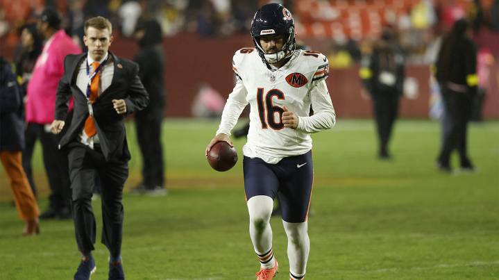 Bears kicker Jake Moody’s shower debacle that could become ‘tradition’ after game