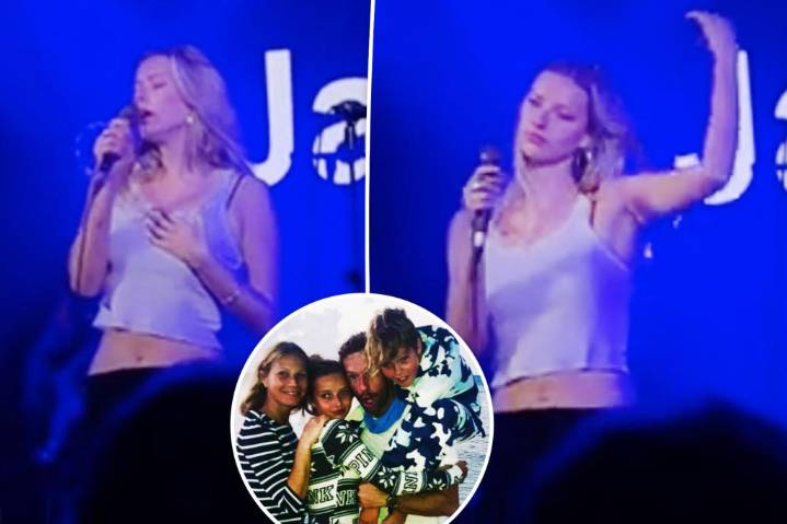 Watch Gwyneth Paltrow, Chris Martin's daughter Apple make surprise singing debut
