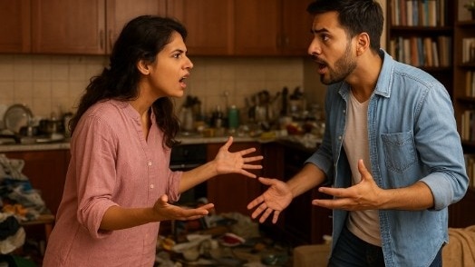 Can a cluttered home lead to a messy breakup?