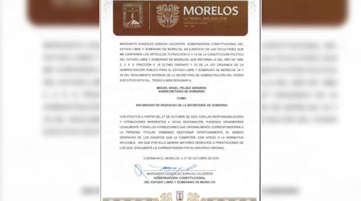 Miguel Ángel Peláez Gerardo es designado encargado de despacho de la Secretaría de Gobierno