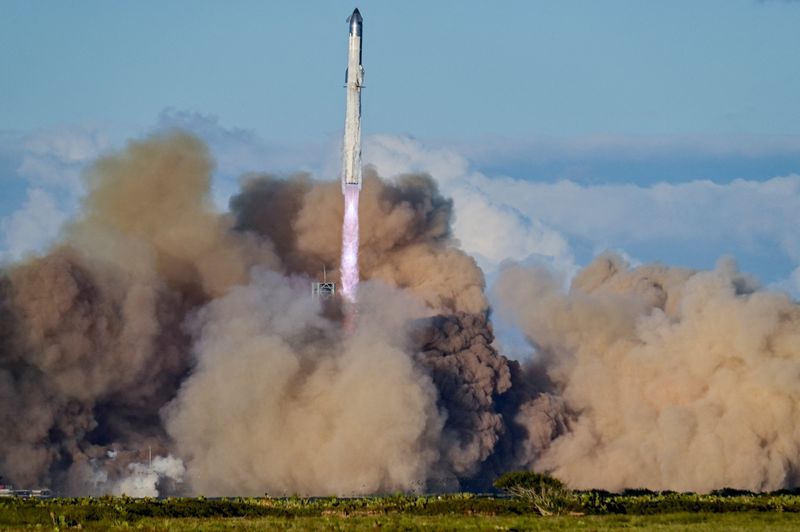 SpaceX launches another Starship rocket to test reusable design