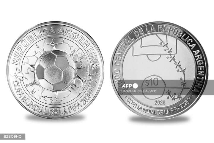 Argentina lanza moneda en homenaje a Mundial 2026